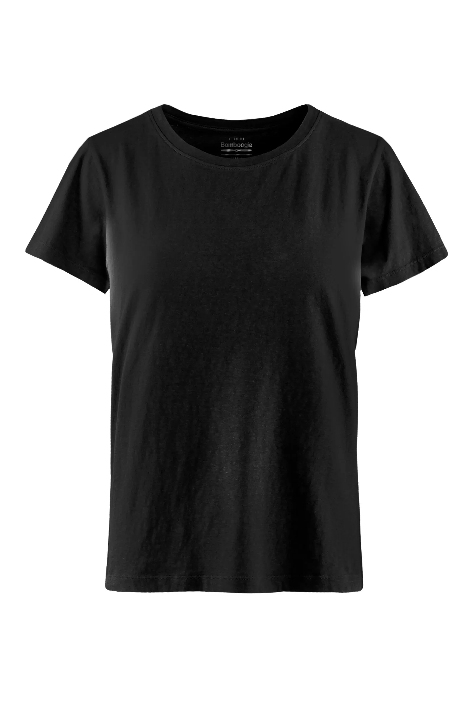 Bomboogie T-shirt da donna girocollo manica corta TW7357TJSNS 90 black