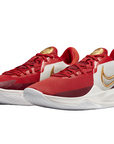 Nike scarpa da basket Precision 6 DD9535-006 phantom-team red-light crimson-metallic gold