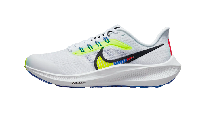 Nike scarpa da corsa unisex per ragazzi Air Zoom Pegasus 39 NN GS DM4015-100 bianco-giallo-blu