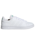 Adidas scarpa sneakers da uomo Advantage Base GW2063 bianco verde