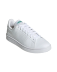 Adidas scarpa sneakers da uomo Advantage Base GW2063 bianco verde
