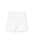 Boboli short da bambina e ragazza in satin elastico 736220-1100 bianco