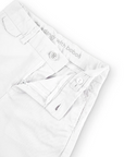 Boboli short da bambina e ragazza in satin elastico 736220-1100 bianco