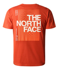 The North Face T-shirt da uomo manica corta Foundation Graphic Tee NF0A55EFLV41 rusted bronze