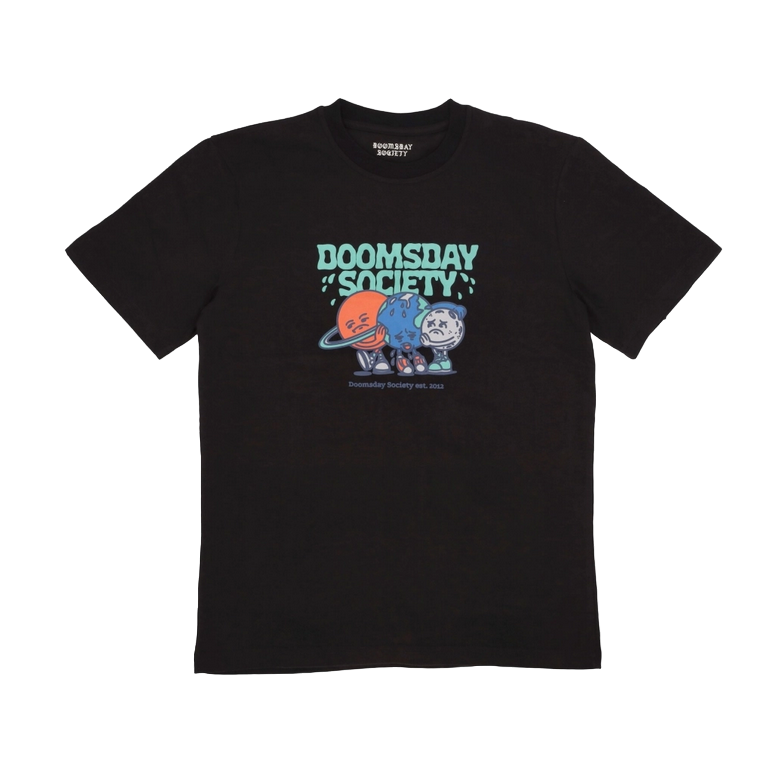 Doomsday T-shirt da uomo con stampa Sick World black