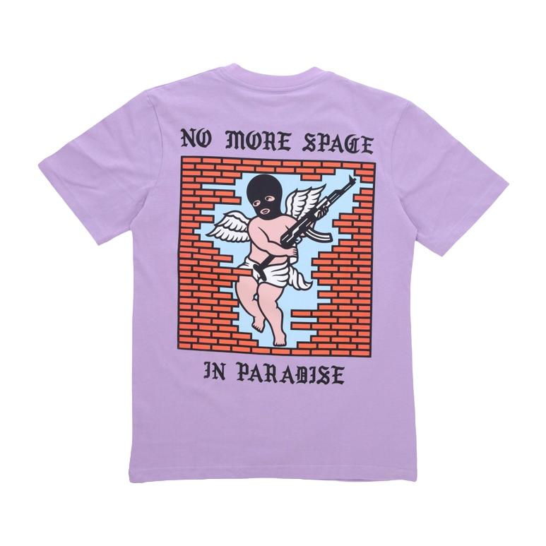Doomsday T-shirt da uomo con stampa No More Space lillac