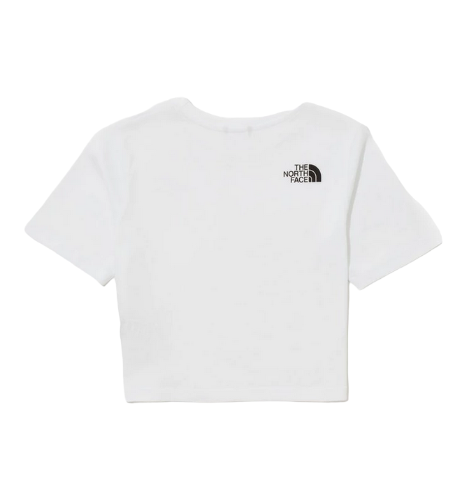 The North Face T-shirt manica corta da ragazza Crop Simple Dome Tee NF0A82ECFN41 bianco