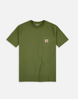Carhartt T-shirt manica corta con tascino 1030434 1D0 kiwi