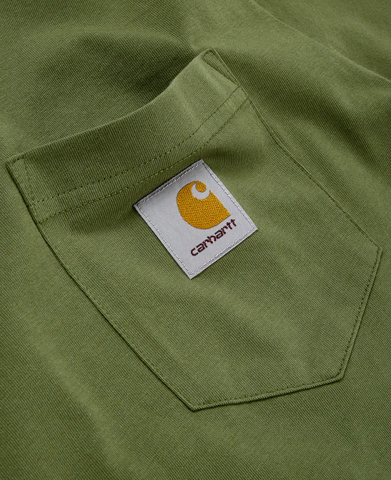 Carhartt T-shirt manica corta con tascino 1030434 1D0 kiwi