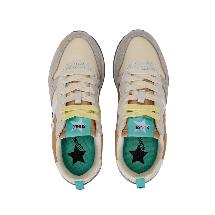 Sun68 sneakers da donna Stargirl multicolor Z33215 01 bianco