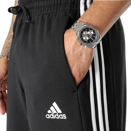 Adidas pantaloncino sportivo da uomo 3 Strisce IC9435 nero