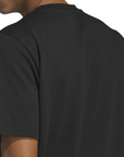 Adidas T-shirt manica corta da uomo con logo 3S HS2519 black