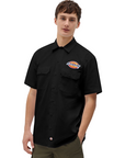 Dickies camicia da uomo manica corta Clintondale DK0A4XRRBLK1 nero