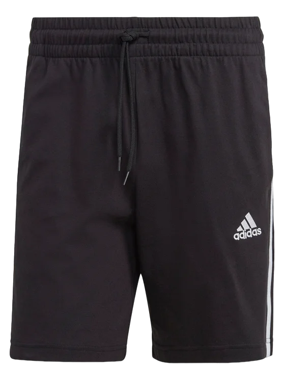 Adidas pantaloncino sportivo da uomo in jersey 7&quot; 3 Strisce IC9378 black