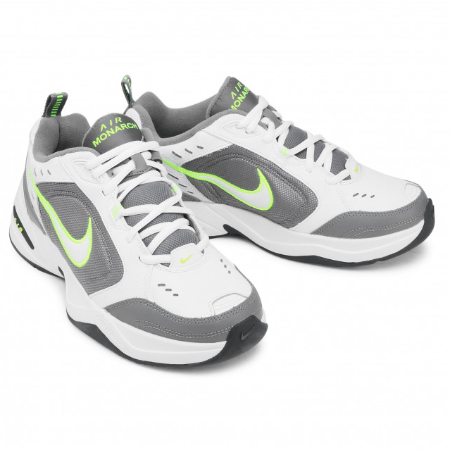 Nike scarpa da training da uomo Air Monarch IV 415445 100 white-cool grey