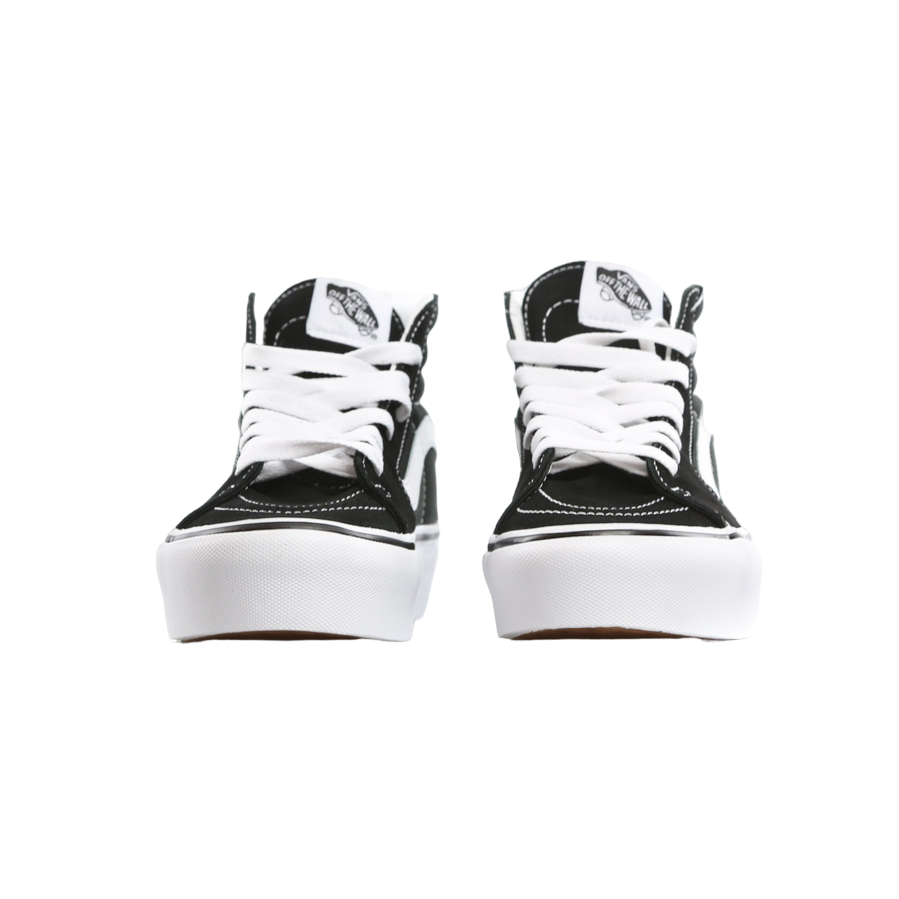Vans sneakers alta da donna con zeppa Sk8-Hi Platform 2 VN0A3TKN6BT1 black true white