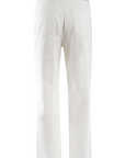 Yes Zee Pantalone 5 tasche da donna con baschina P331-WQ00-0107 bianco