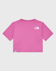 The North Face T-shirt manica corta da ragazza Crop Easy Tee NF0A83EULV7 super pink