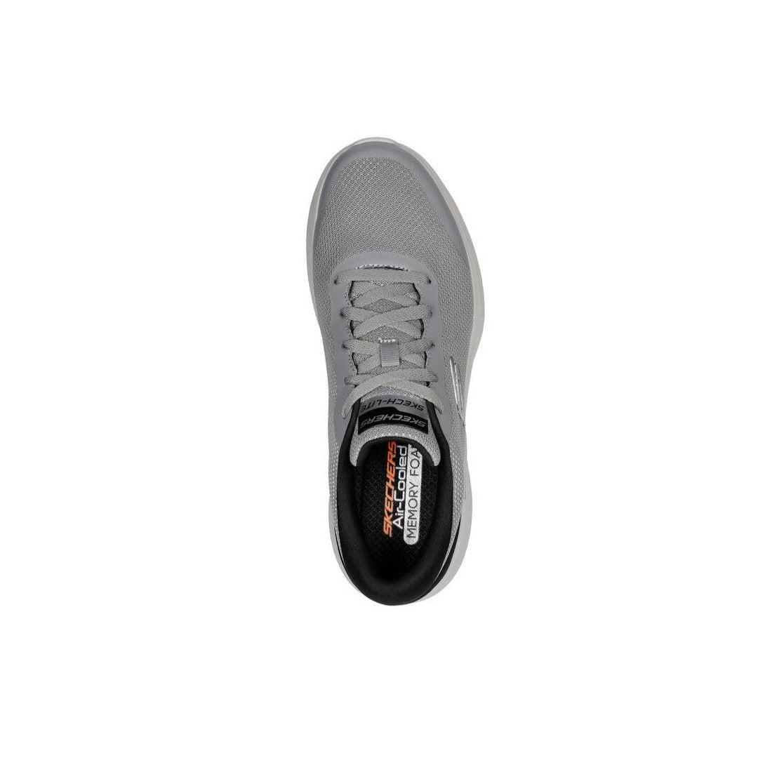 Skechers Skech-Lite Pro Clear Rush 232591/GYBK scarpe walking uomo grigio-nero con Memory Foam, vista alto