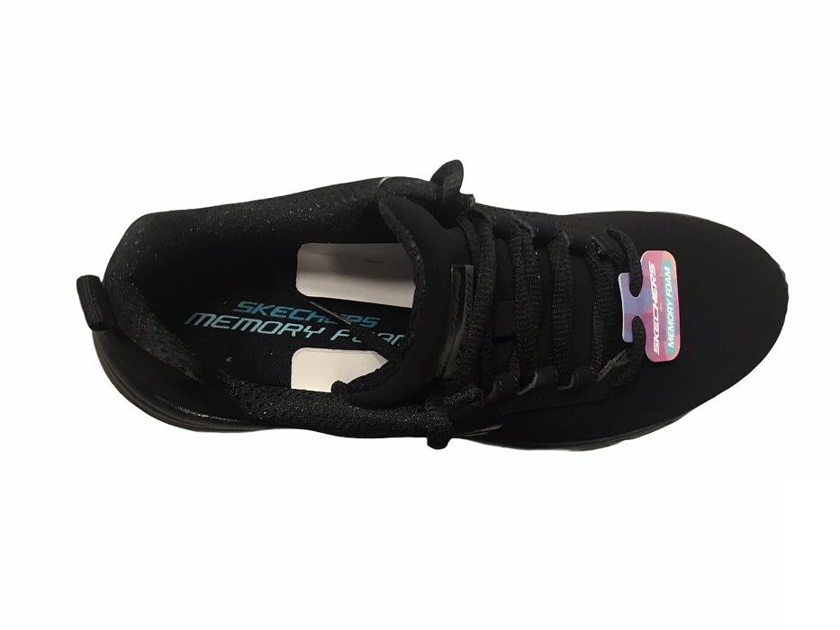 Skechers Fashion Fit True Feels 88888366/BBK Nero | Sneaker Donna Pelle Memory Foam