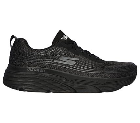 Skechers Max Cushioning Elite 54430/BBK Nero | Scarpa Running Uomo Ultra Ammortizzata