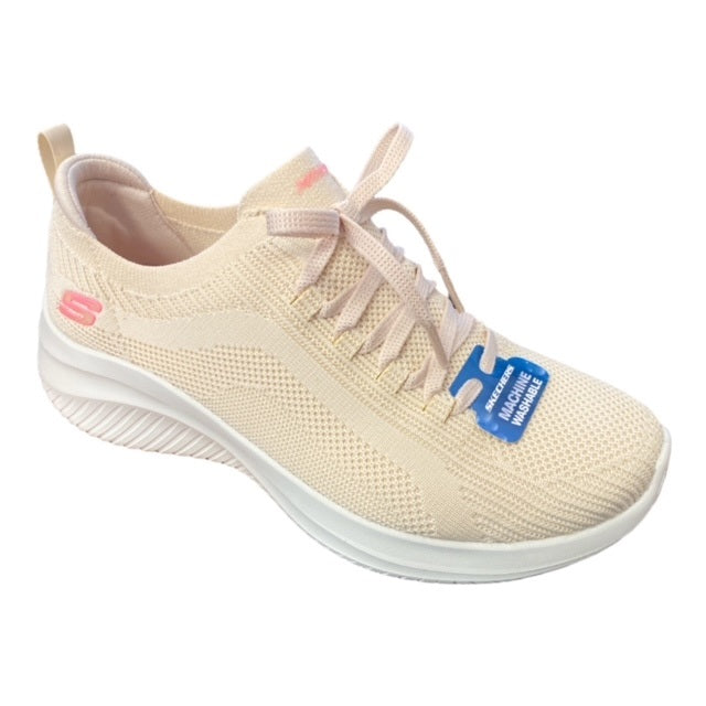 Skechers Ultra Flex 3.0 Big Plan 149854 - Sneakers Donna Natural Beige