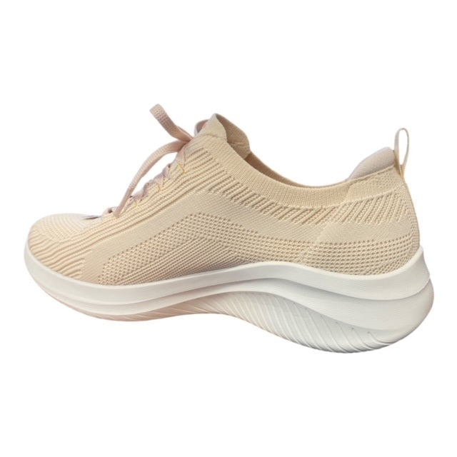 Skechers Ultra Flex 3.0 Big Plan 149854 - Sneakers Donna Natural Beige