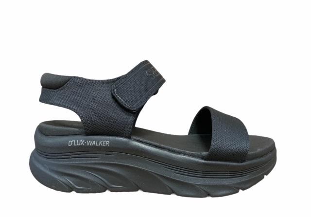 Skechers sandalo da donna D'Lux Walker New Block 119226/BBK nero