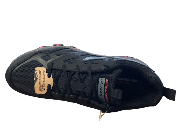 Skechers scarpa da Trail da uomo Hillcrest 237265/BKCC nero carbone foto dall'alto