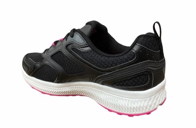 Skechers scarpa da corsa da donna Go Run Consistent 128075/BKPK nero rosa