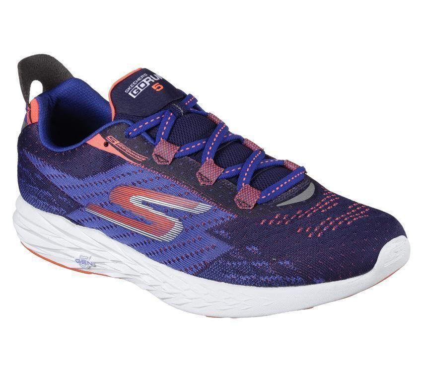  Skechers scarpa da corsa da uomo Go Run 5 54118 BLOR blu