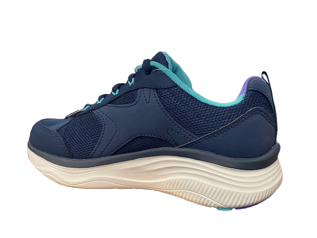  Skechers scarpa da passeggio da donna D'Lux Fitness Perfect Timing Relaxed Fit 149836/NVMT blu