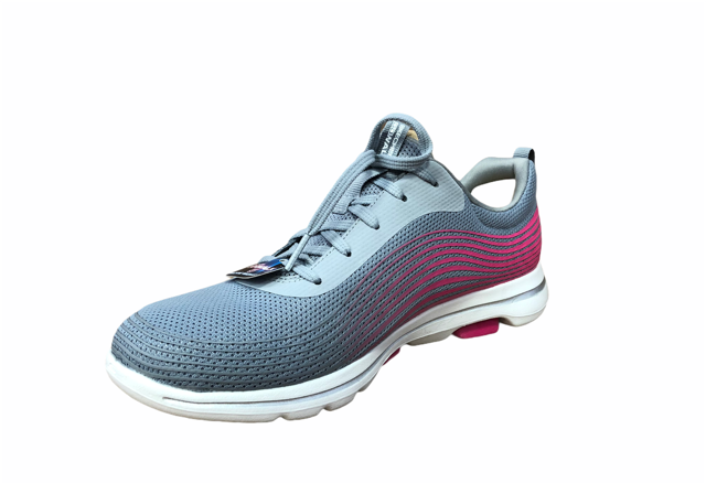Skechers scarpa da walking da donna Go Walk 5 Exotic 124009/GYPK gray pink 2