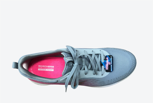 Skechers scarpa da walking da donna Go Walk 5 Exotic 124009/GYPK gray pink 4