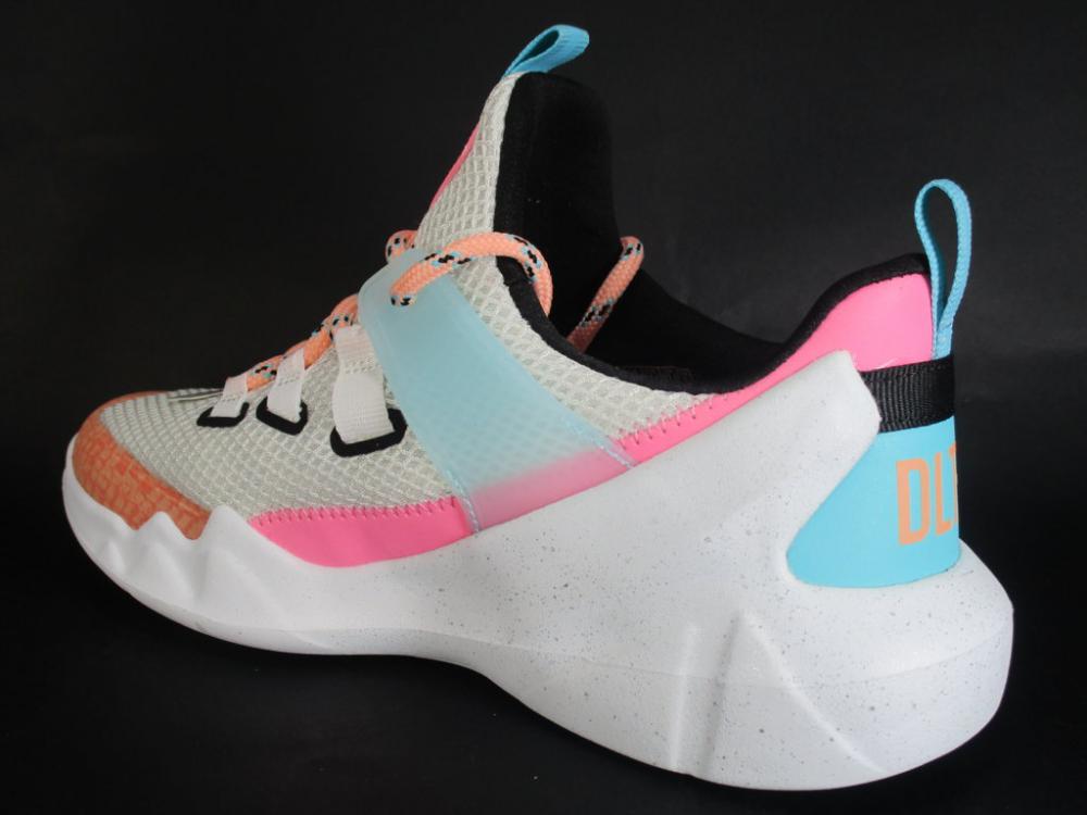 Skechers scarpa fitness da donna DLT-a True Summer 12944 WPKB bianco-rosa-grigio 3