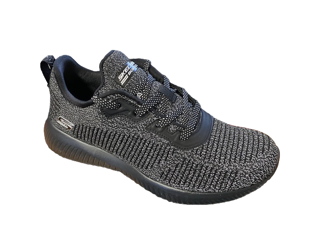  Skechers scarpa sneakers da donna Bobs Squad Ghost Star 117074/BBK nero