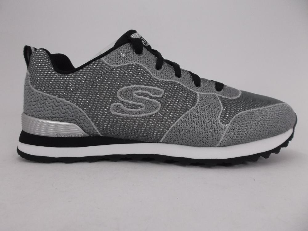 Skechers scarpa sneakers da donna Shimmer Time 117 LTGY grigio chiaro