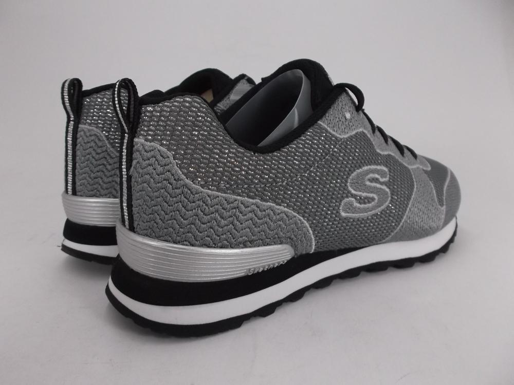 Skechers scarpa sneakers da donna Shimmer Time 117 LTGY grigio chiaro