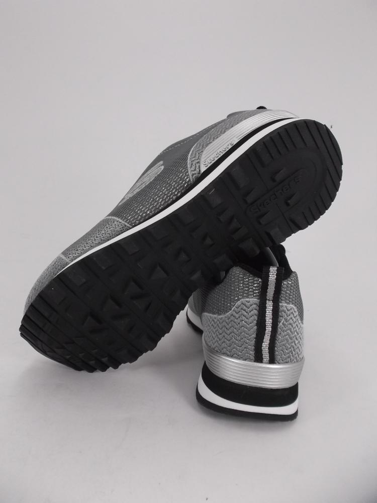 Skechers scarpa sneakers da donna Shimmer Time 117 LTGY grigio chiaro