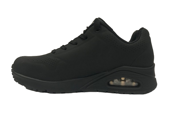 Skechers scarpa sneakers da donna Uno Stand On Air 73690BBK nero