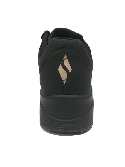Skechers scarpa sneakers da donna Uno Stand On Air 73690BBK nero