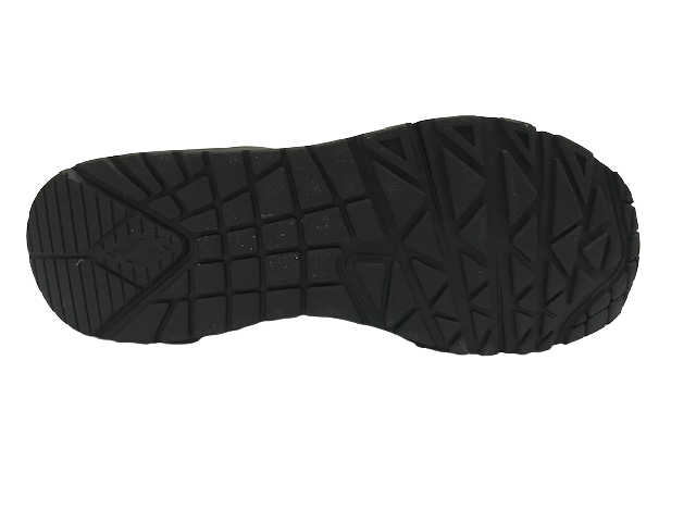 Skechers scarpa sneakers da donna Uno Stand On Air 73690BBK nero