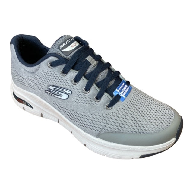 Skechers scarpa sneakers da uomo Arch Fit 232040/GYNV grigio blu 1