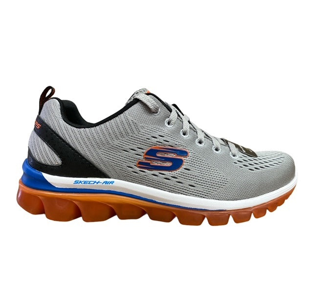 Skechers scarpa sportiva da uomo Skech Air 2.0 Zero Gravity 51472 LGOR grigio-arancio