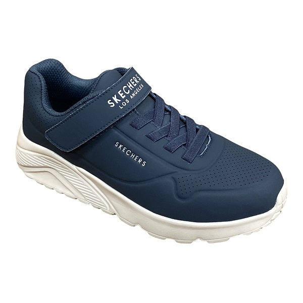 Skechers sneakers da ragazzi con laccio elastico e velcro Uno Lite Vendox 403695L/NVY blu LACCIO ELASTICO