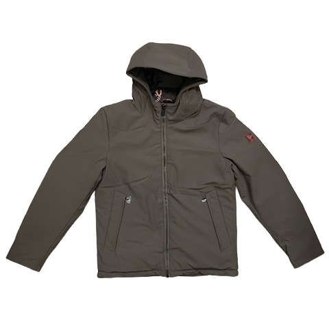 Smithy's Giubbino da uomo con cappuccio SW00MJK720 smoke