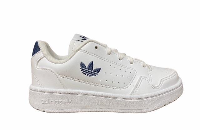 Sneakers Adidas Originals NY 90 bambino FX6474 in bianco