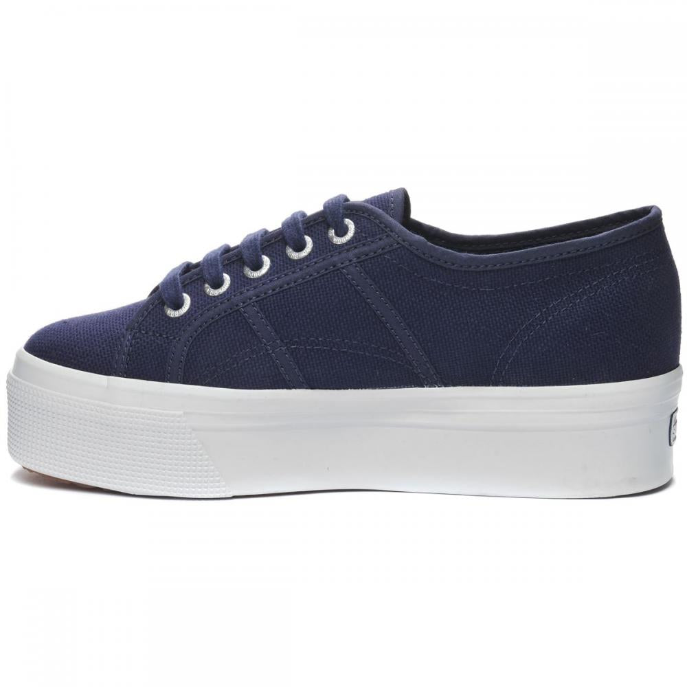 Superga sneakers con zeppa da donna 2790 Cotw Up and Dowd S0001L0 933 blu 1