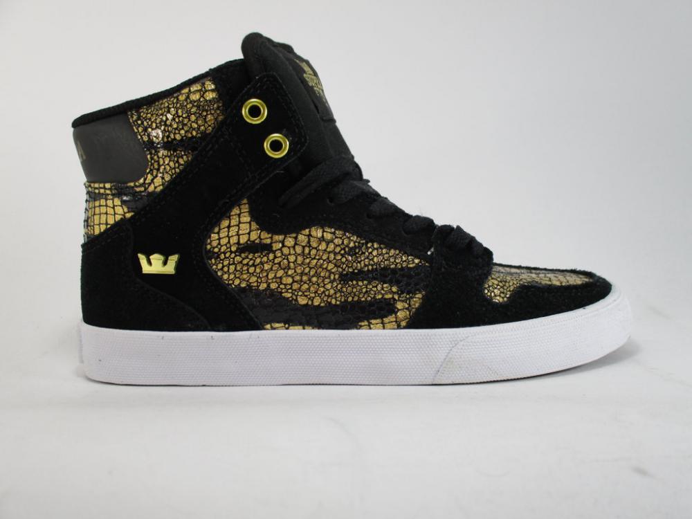 Supra scarpa sneakers da donna Vaider SW28030 nero-oro