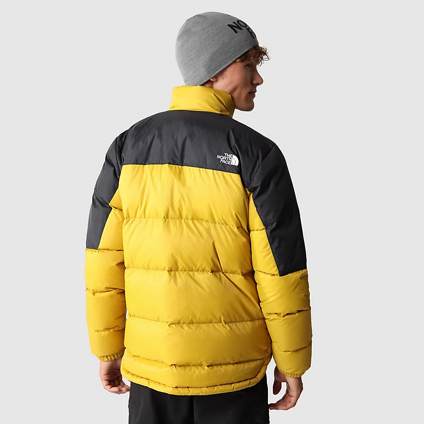 The North Face Piumino Diablo NF0A4M9J81U Mineral Gold – Piumino uomo, caldo, outdoor, antivento, nero-oro dietro